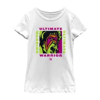 Little & Big Girls Crew Neck Short Sleeve WWE Graphic T-Shirt