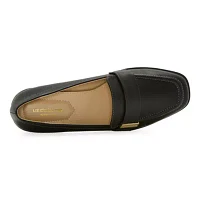 Liz Claiborne Womens June Square Toe Loafers