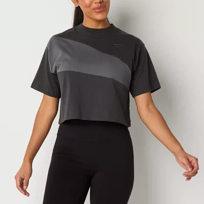 Reebok Womens Crew Neck Short Sleeve T-Shirt