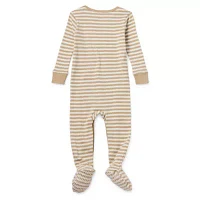 Okie Dokie Baby Boys Footed Long Sleeve One Piece Pajama