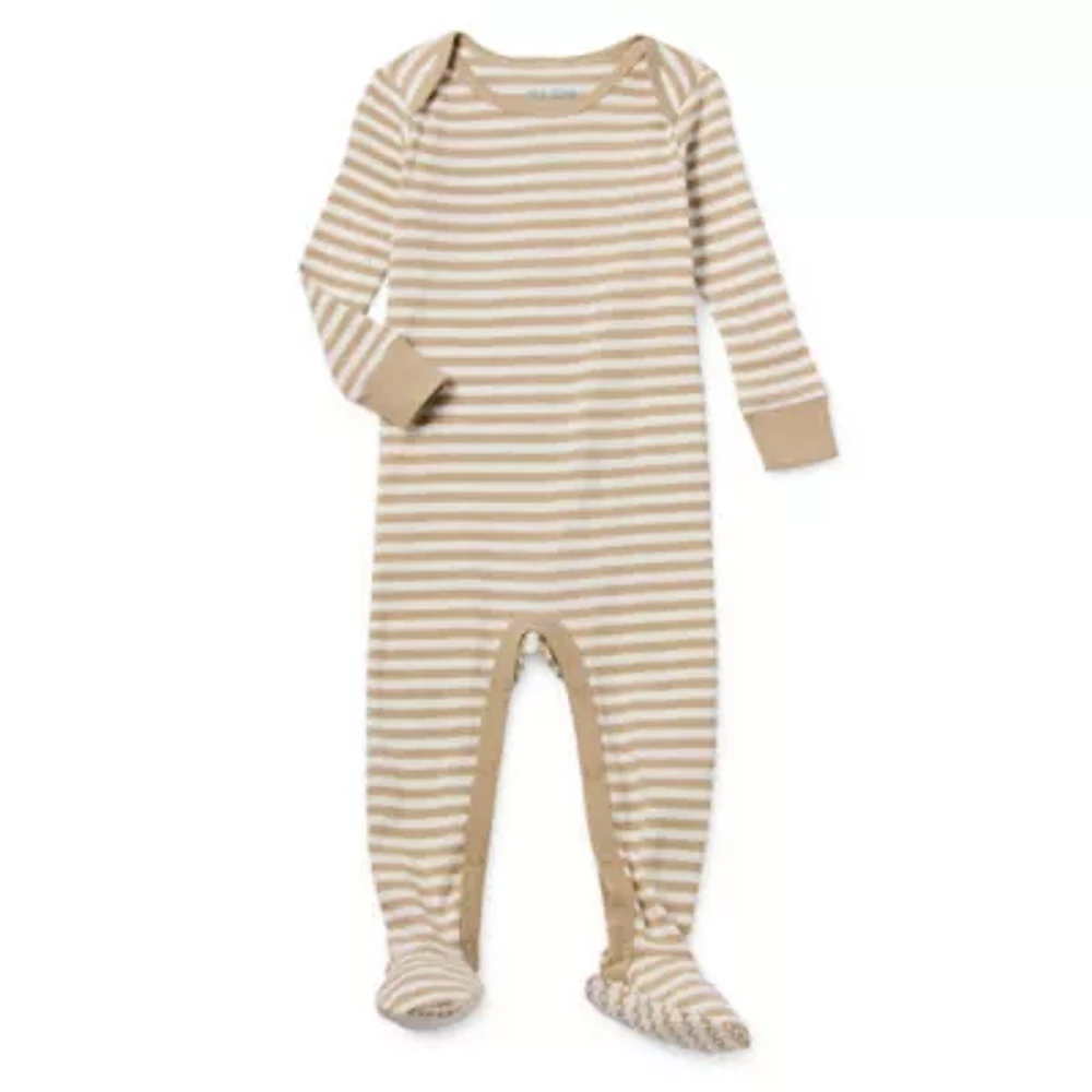 Okie Dokie Baby Boys Footed Long Sleeve One Piece Pajama