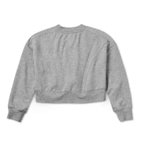 Xersion Little & Big Girls Super Soft Crew Neck Long Sleeve Fleece Sweatshirt