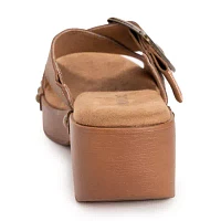 Muk Luks Womens Charlotte Wedge Sandals