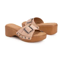 Muk Luks Womens Cora Wedge Sandals