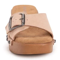 Muk Luks Womens Cora Wedge Sandals