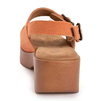 Muk Luks Womens Calliope Wedge Sandals