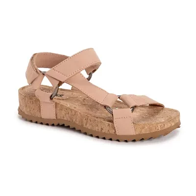 Muk Luks Piper Womens Footbed Sandals