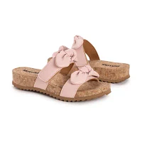 Muk Luks Posie Womens Footbed Sandals