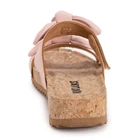 Muk Luks Posie Womens Footbed Sandals