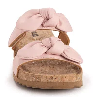 Muk Luks Posie Womens Footbed Sandals