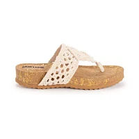 Muk Luks Pippen Womens Footbed Sandals