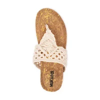 Muk Luks Pippen Womens Footbed Sandals