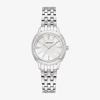 Armitron Womens Silver Tone Bracelet Watch 75-5976mpsv