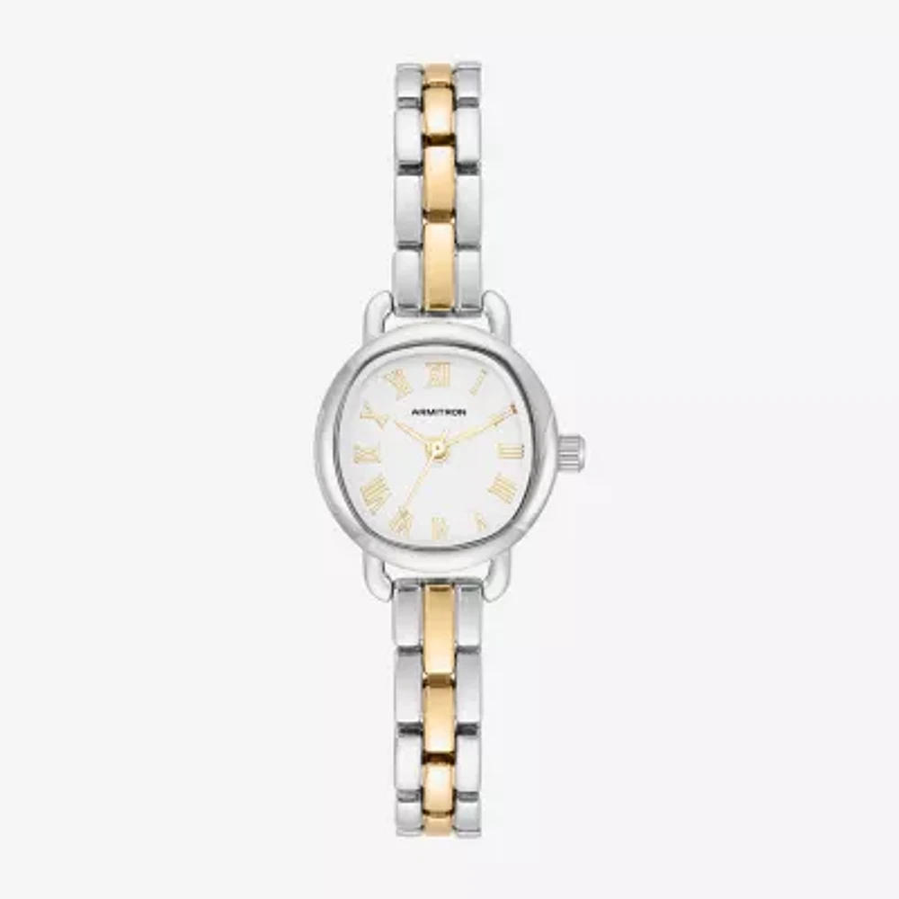 Armitron Womens Two Tone Bracelet Watch 75-5969wttt
