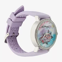 Ed Hardy Womens Purple Strap Watch 15006s-42-F09