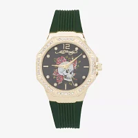 Ed Hardy Womens Green Strap Watch 14970g-42-G22