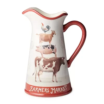 Certified International Vintage Farm Serving Pitcher