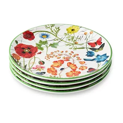 Certified International Greenhouse 4-pc. Ceramic Dinner Plate