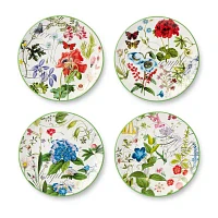 Certified International Greenhouse 4-pc. Ceramic Salad Plate