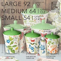 Certified International Greenhouse 3-pc. Canister