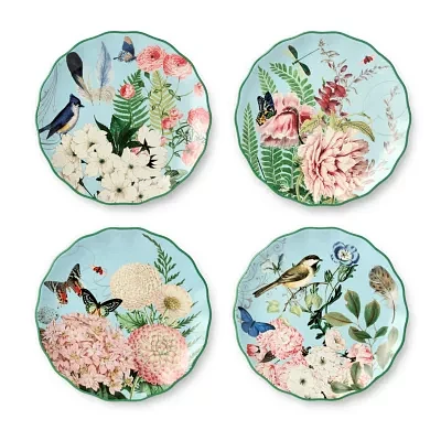 Certified International Flora 4-pc. Ceramic Salad Plate