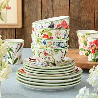 Certified International Greenhouse 16-pc. Ceramic Dinnerware Set
