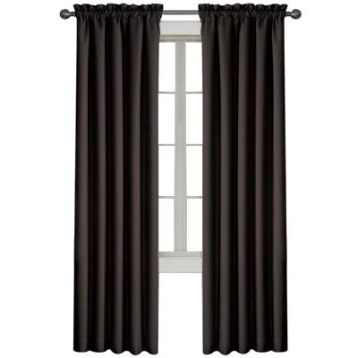 Eclipse Corin Blackout Rod Pocket Single Curtain Panel