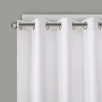 Intelligent Design Ashley 50"W X 84"L Total 100% Blackout Grommet Top Single Curtain Panel