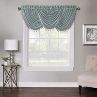 Regal Home Regency Rod Pocket Waterfall Valance