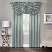 Regal Home Regency Rod Pocket Waterfall Valance