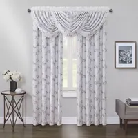 Max Blackout Mystique Rod Pocket Embroidered 100% Single Curtain Panels