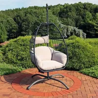 Sunnydaze® Oliver Hanging Egg Chair with Stand