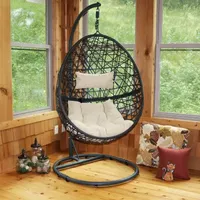 Sunnydaze® Caroline Hanging Egg Chair With Stand