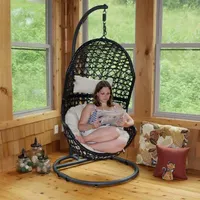 Sunnydaze® Cordelia Hanging Egg Chair with Stand