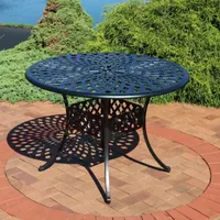 Sunnydaze Dining Collection Weather Resistant Patio Side Table