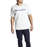 Champion Graphic Jersey Mens Crew Neck Short Sleeve T-Shirt