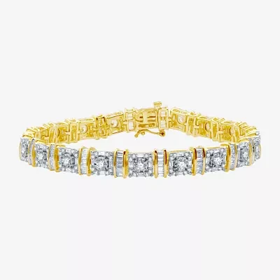 5 CT. T.W. Natural White Diamond 10K Gold 7.5 Inch Tennis Bracelet
