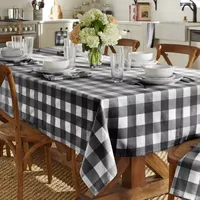 Elrene Home Fashions Farmhouse Living Buffalo Check Tablecloth