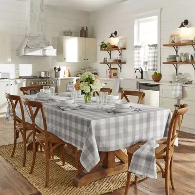 Elrene Home Fashions Farmhouse Living Buffalo Check Tablecloth