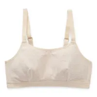 Ambrielle Organic Cotton Unlined Wirefree Comfort Bra