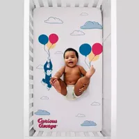 Universal Curious George Crib Sheet