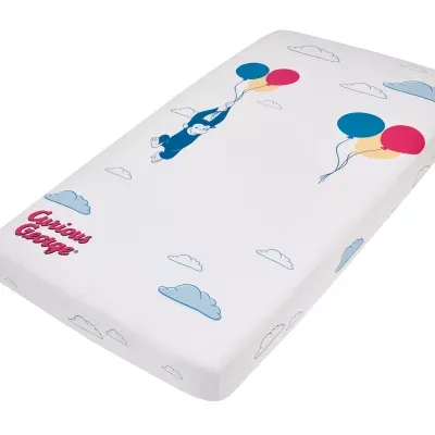 Universal Curious George Crib Sheet