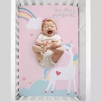 Nojo Unicorn And Rainbow Mini Crib Sheet