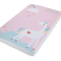 Nojo Unicorn And Rainbow Mini Crib Sheet