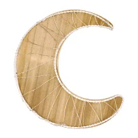 Nojo Light Up Moon Wood Wall Art