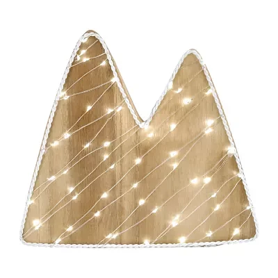 Nojo Light Up Mountains Wood Wall Art