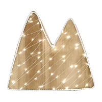 Nojo Light Up Mountains Wood Wall Art