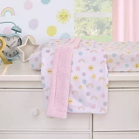 Nojo Sunshine And Rainbow Fleece Baby Blanket