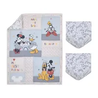 Disney Collection 3-pc. Mickey and Friends Crib Bedding Set