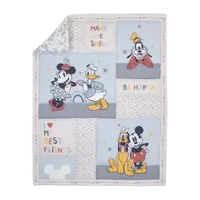 Disney Collection 3-pc. Mickey and Friends Crib Bedding Set
